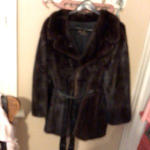 Ladies Black Diamond mink 3/4 jacket